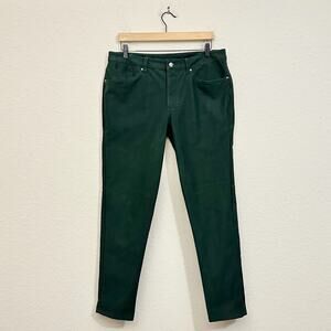 LULULEMON ABC Pants Forest Green Utilitech Slim Fit Performance Chino
